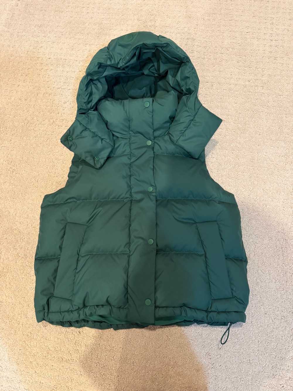 lululemon wunder puff cropped vest